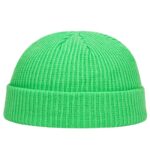 Autumn-Winter-Melon-Cap-Men-women-Knitted-Hat-Beanie-Skullcap-Sailor-Caps-Cuff-Short-Brimless-Retro