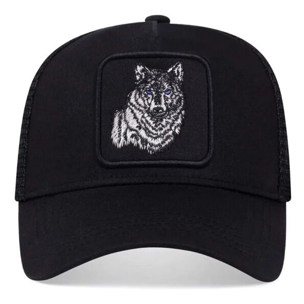 Hip-Hop-Black-wolf-Embroidery-Baseball-Caps-Summer-Mesh-Snapback-Hats-For-Women-Men-casquette-Trucker-1