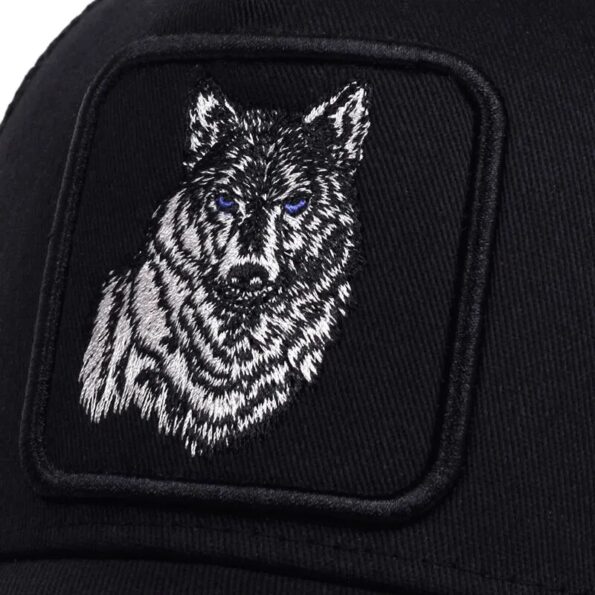 Hip-Hop-Black-wolf-Embroidery-Baseball-Caps-Summer-Mesh-Snapback-Hats-For-Women-Men-casquette-Trucker-3