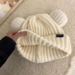 Y2K-Bear-Ears-Thicken-Hats-Women-Soft-Harajuku-Plush-Ear-Head-Protection-Cute-Knitted-Korean-Wool